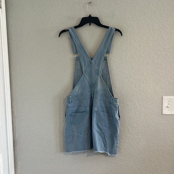 Denim overall dress - Picture 7 of 10